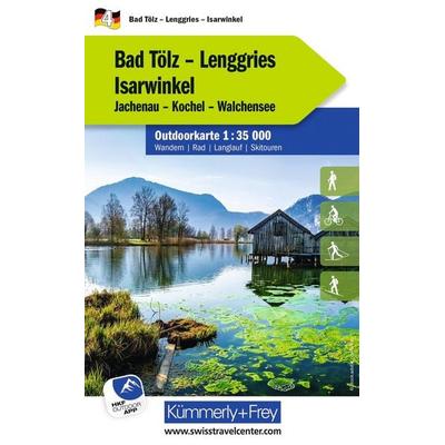 Kümmerly+Frey Outdoorkarte Deutschland 4 Bad Tölz, Lenggries, Isarwinkel 1:35.000, Sonstige von , Kümmerly+Frey, 978-3-259-30041-1