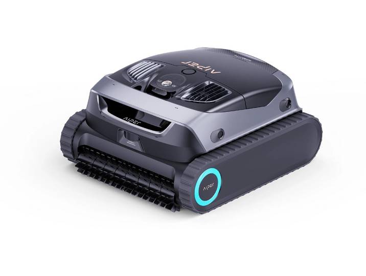 Poolroboter Aiper Scuba X1 Pro , grau (bunt), Poolbodensauger, Poolroboter