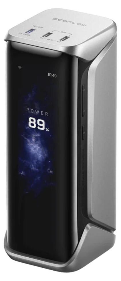 EcoFlow EF-RP27KGEEK-EU, 27650 mAh, Lithium, 300 W, Schwarz, Silber