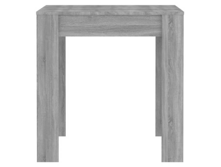 Table à dîner - ZERODIS - Sonoma gris - 140x74 5x76 cm - Bois d'ingénierie - Montage requis