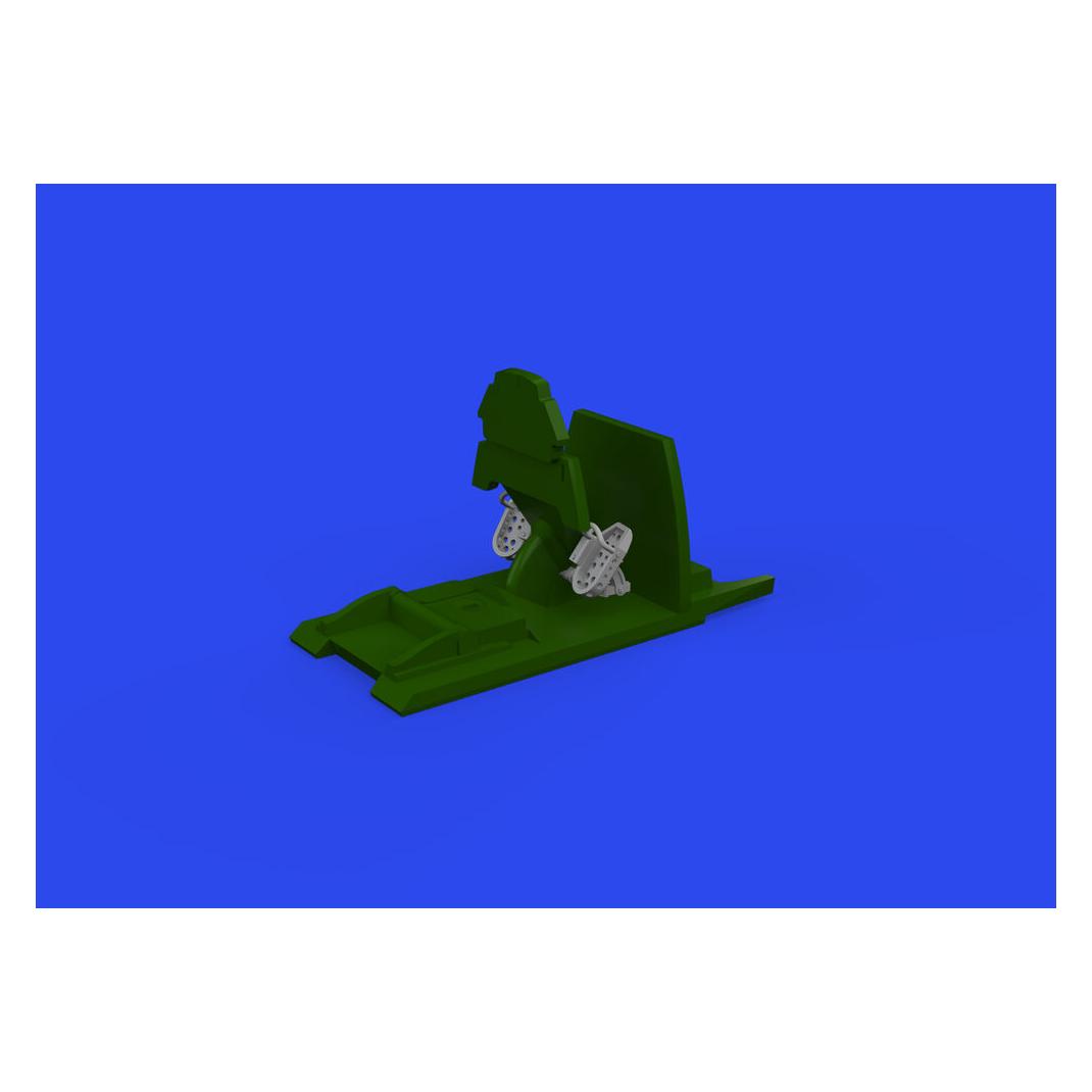 Eduard Bf 109E rudder pedals late PRINT 1/72 (672320)