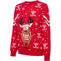 hummel Christmas Sweatshirt Weihnhachten Kinder 3062 - true red 164