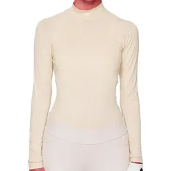 J.Lindeberg Golf Asa Soft Compression Damen Mock beige