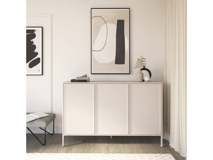 Buffet 3 portes – VELVETO – Gris cachemire – 150 cm