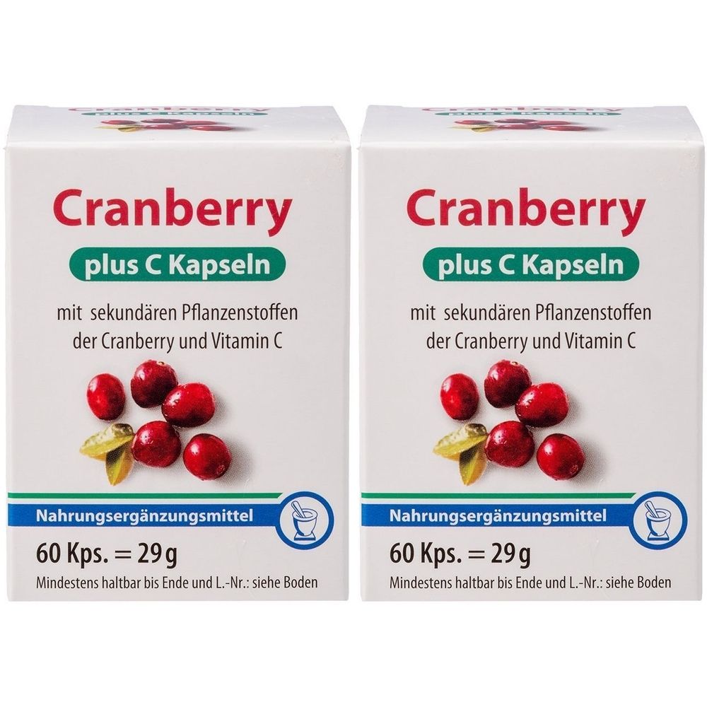 Cranberry+C Kapsel x2 2x60 St Kapseln