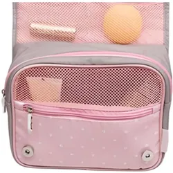 PUSHEEN - Trousse de Voyage avec Crochet de Suspension, Necessaire, Grau, Pink, Beige