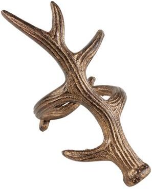 Saro Lifestyle Antler Design Napkin Rings (Set of 4)