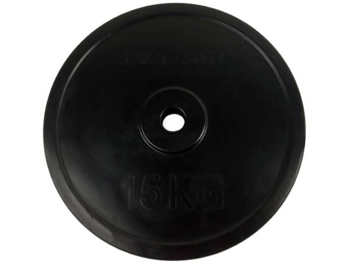 Tunturi Hantelgewichte, 30 mm, Gewichte für Langhantel und Kurzhantel, 15 kg