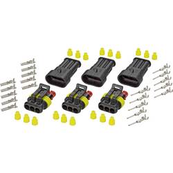 TE Connectivity Superseal Set AMP-Superseal 1.5mm Series Polzahl Gesamt 3 Rastermaß: 6 mm 30S004 1 Set