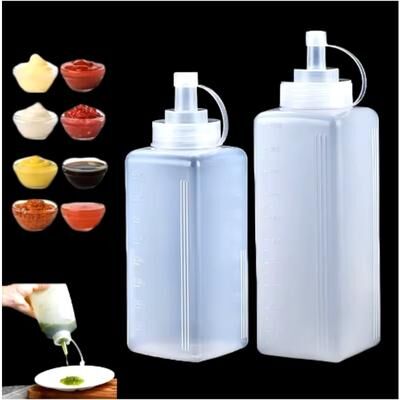 KitchenNation Large Capacity Condiment Squeeze Bottle With Lid 800ml 1000ml Leakproof Condiment Dispenser For Sauces Large Capacity Condiment Squeeze Bottle With Lid 800ml 1000ml Leakproof Condiment Dispenser For Sauces