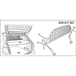 Volkswagen Passat Alltrack Passat Variant Trenngitter Hundeschutzgitter Sicherhe