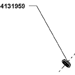Taski 4131959 Dichtung 30030-25 Gasket Ersatzdichtung für Taski Aero