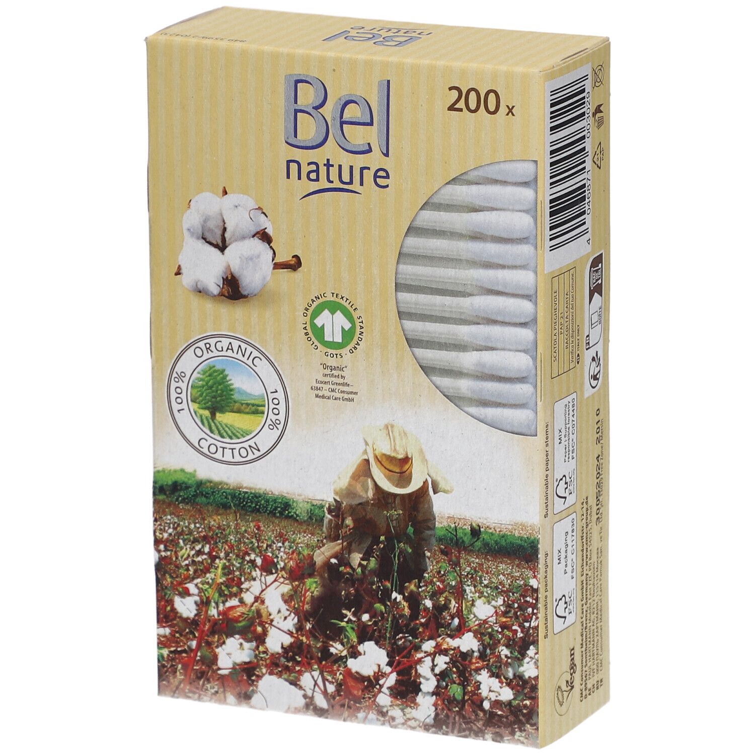 Bel Nature Wattenstaafjes 200 St Watte