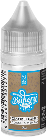 Reload Vape Bakery Drip Ciambellone Cocco Menta Aroma Mini Shot 10ml