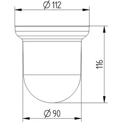 AVENARIUS Ersatzglas für Bürstengarnitur 1002250905