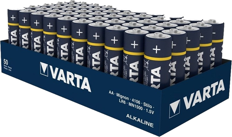 Varta Energy Mignon Alkaline AA Wegwerpbatterijen 1,5 V, 50 stuks