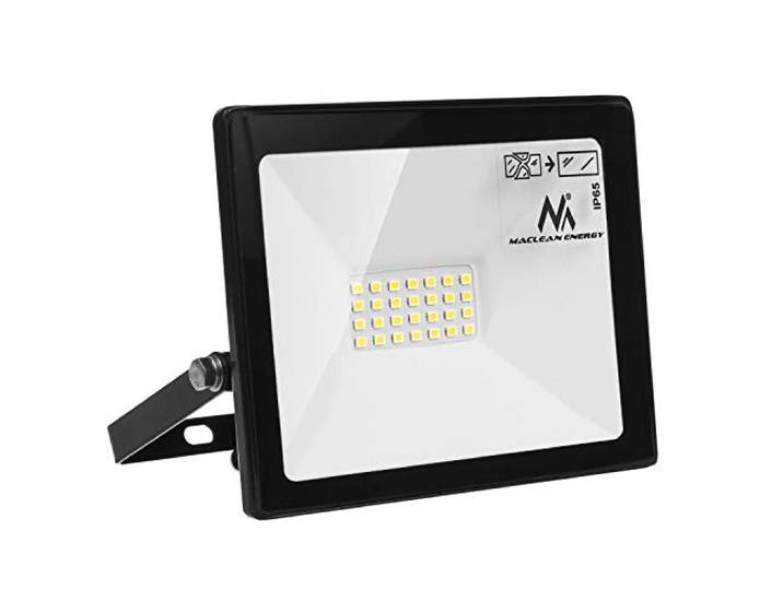Maclean MCE520 NW Projecteur a LED Lamp à économie d'énergie Super Slim (Blanc Neutre 4000K\, 20W)