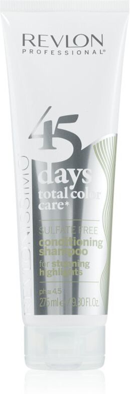 Revlon Professional Revlonissimo Color Care Shampoo und Conditioner 2 in 1 für melierte und weiße Haare sulfatfrei 275 ml