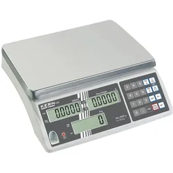 Kern, Feinwaage, CXB 3K1NM+C Zählwaage kalibriert DAkkS-akkreditiertes Labor Wägebereich max. 3