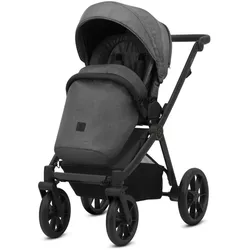 Kunert, Kinderwagen, BRAV 3in1 Kinderwagen in Anthrazit mit Gelrädern und Cosmo Autositz