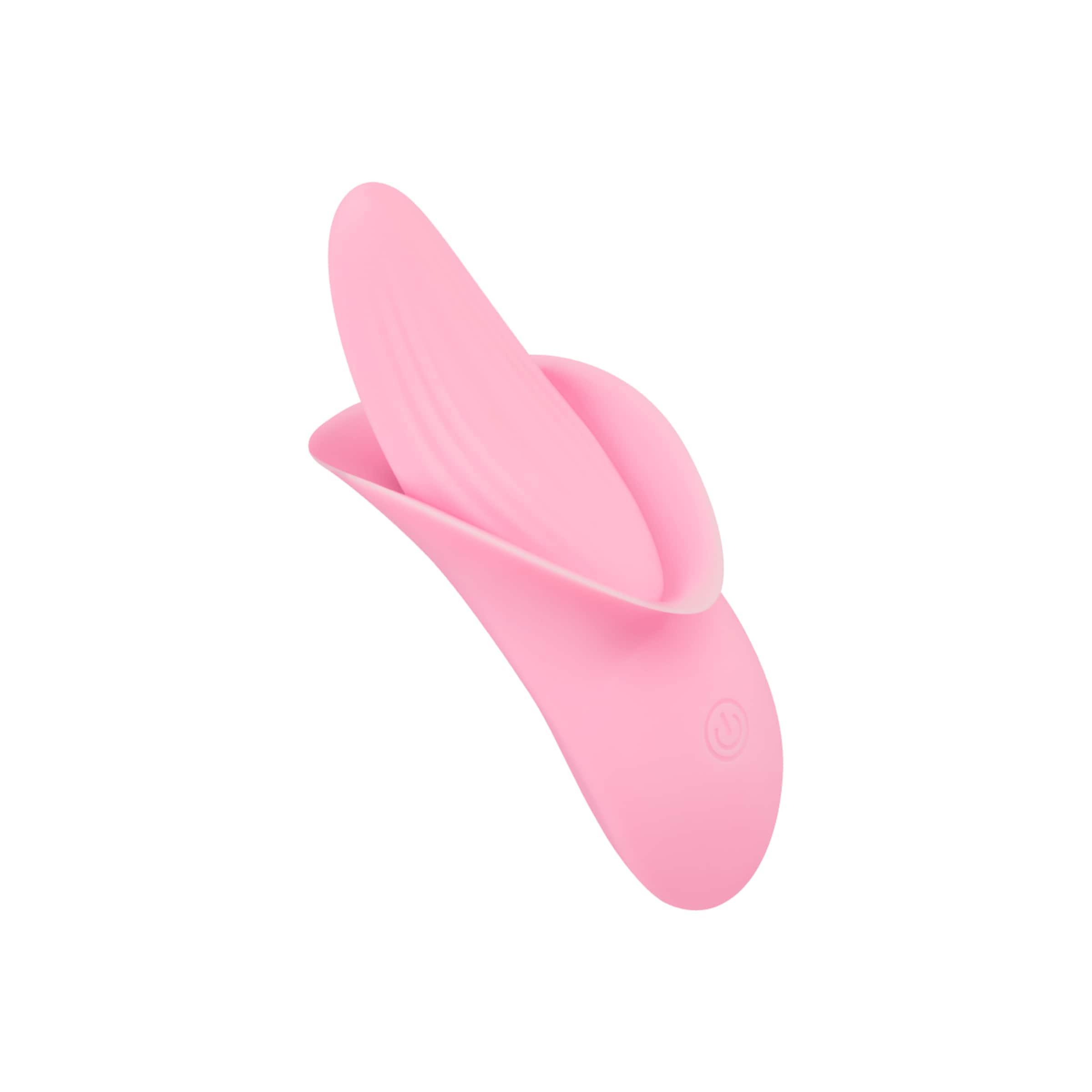 Silikon-Auflegevibrator mit Zunge, 12 cm