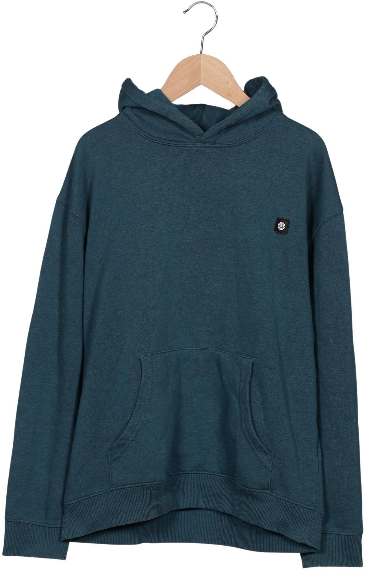 Element Herren Kapuzenpullover, Türkis, Gr. XS, Synthetik / Baumwolle - Second Hand