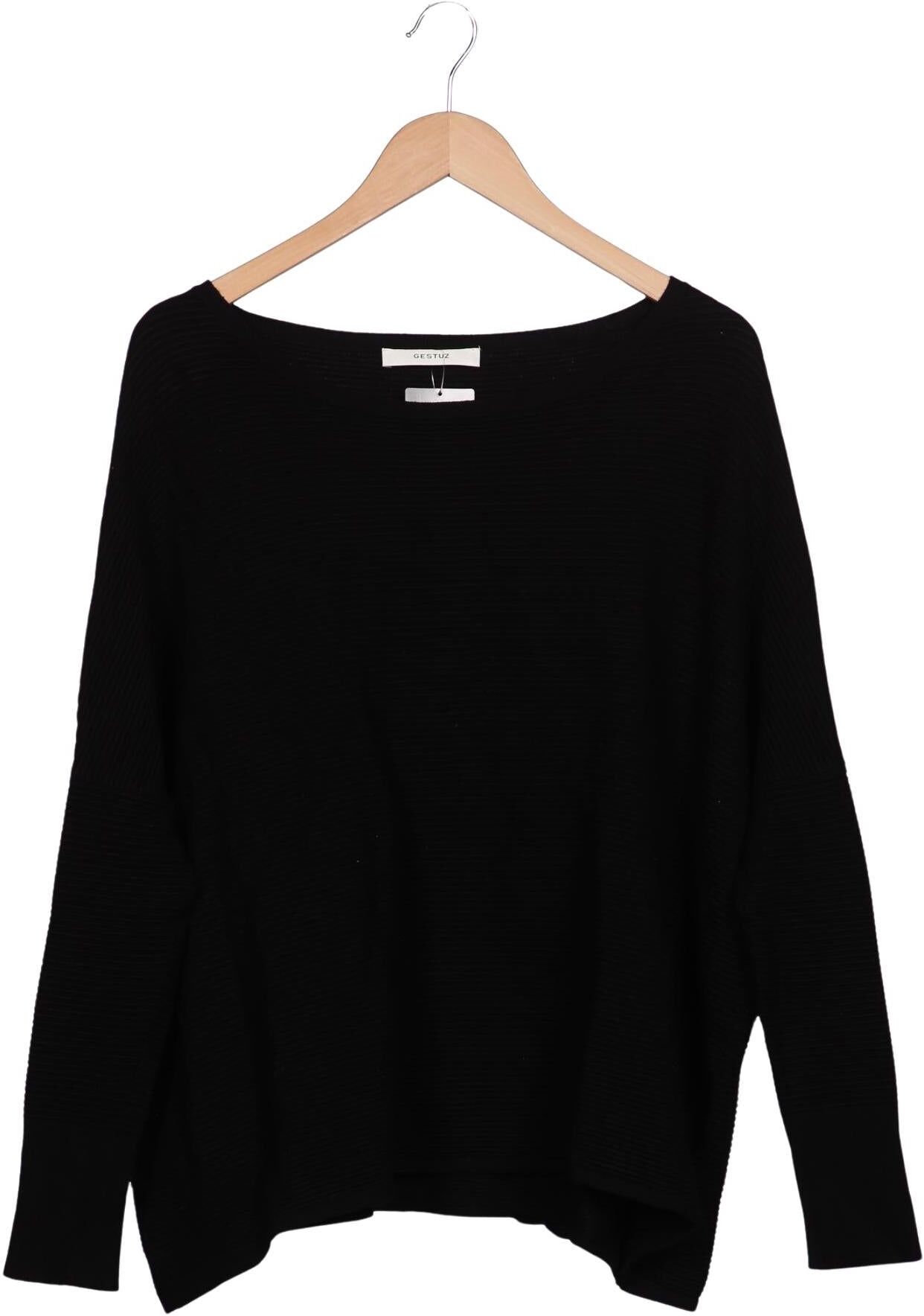 Gestuz Damen Pullover, Schwarz, Gr. Xxl, Viskose / Synthetik - Second Hand