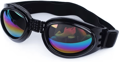 Inspire Picks Foldable Pet Sunglasses For Dogs & Cats Outdoor UV Protection Dog Glasses black