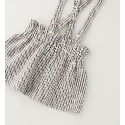 Minirock MINIBANDA "BABY GIRL SKIRT", Mädchen, Gr. 92, beige, 90% Baumwolle, 9% Polyester, 1% Elastan, Röcke Minirock