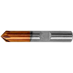 HSS-Fasenfräser 90° Ø 8,0 mm mit TiAlN-Beschichtung, 6-schneidig