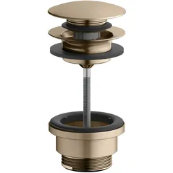 KEUCO Ablaufgarnitur, Anschlussgewinde G 1/4, 59902030000, Farbe: Bronze gebürstet