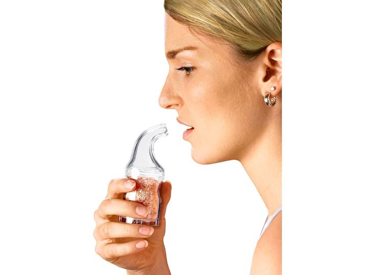 Meeresluft-Inhalator, Transparent