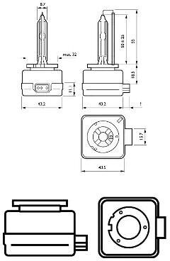 Philips 85415WHV2C1 Xenon-Brenner