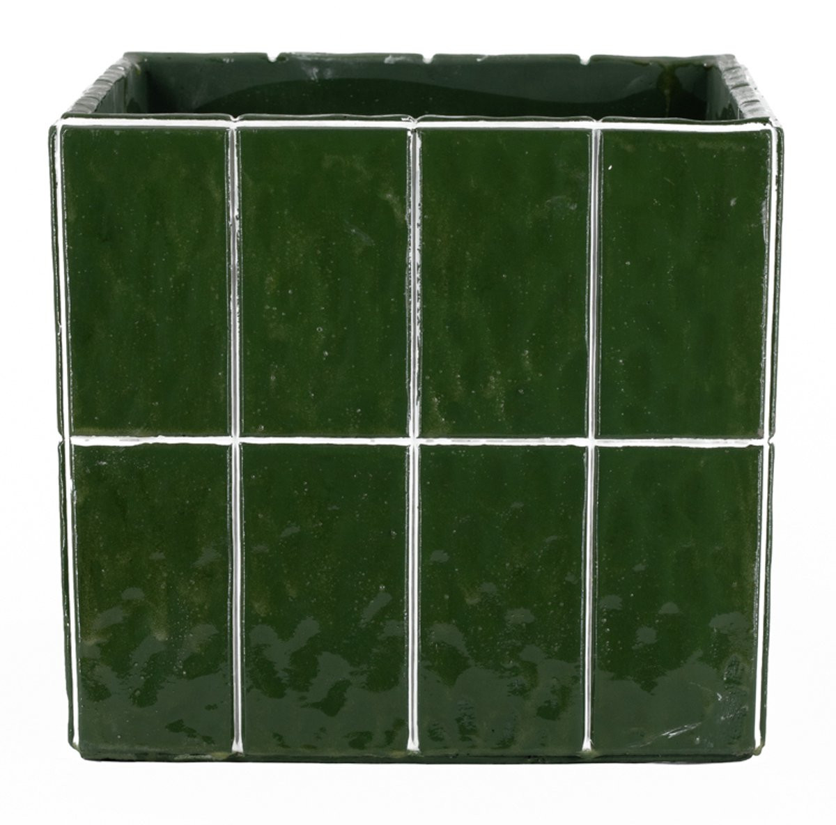 Aardewerk bloempot Moza L