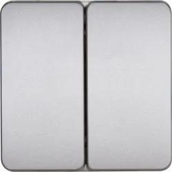 Kopp 331420007 HK02 - Flächendoppelwippe mit Pfeilsymbol, Farbe: stahl
