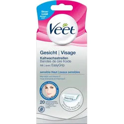 Veet Kaltwachsstreifen Gesicht 20 ST