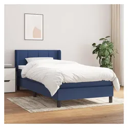 vidaXL, Boxspringbett, Lucan (Block mit Quadraten) (90 x 190 cm)