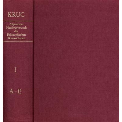 Enzyklopädisch-philosophisches Wörterbuch, Gebundene Ausgabe von Wilhelm Traugott Krug, Frommann-holzboog, 978-3-7728-0209-6