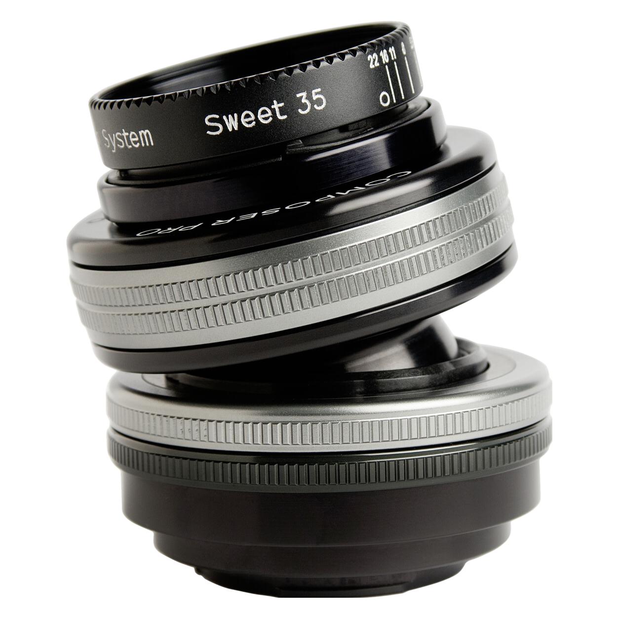 Lensbaby Composer Pro II inkl. Sweet 35 Optik Sony E-Mount (Sony E, APS-C / DX, Vollformat) (LBCP235X)