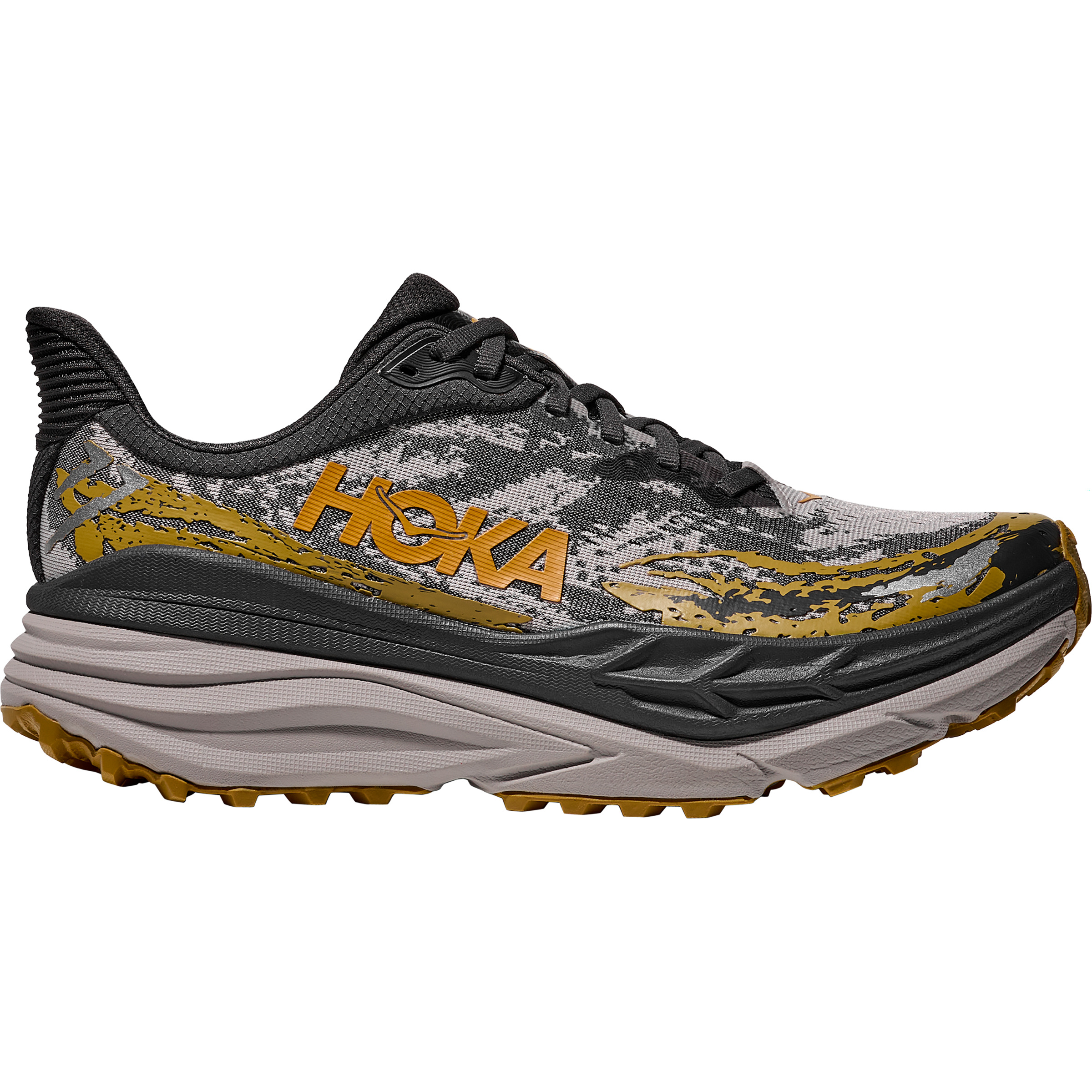 Hoka Stinson 7 Herren Trailrunningschuhe schwarz Größe 43 Trailrunning Schnell trocknend