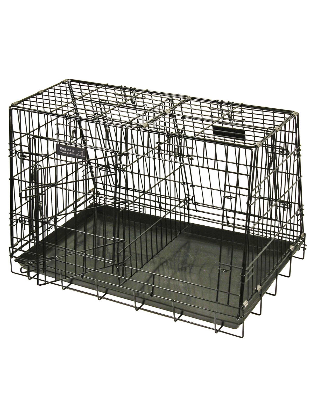 Dogman Steel crate Standard d. slant.