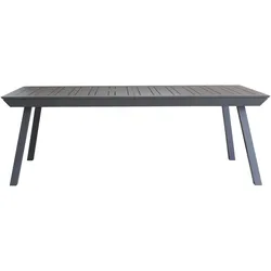 Gardissimo ausziehbarer Aluminium-Gartentisch / Ausziehtisch "Eterno",anthrazit,172 / 243 x 100 cm (L x B)