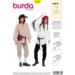 burda Schnitt 7332 "Piratenhemd"