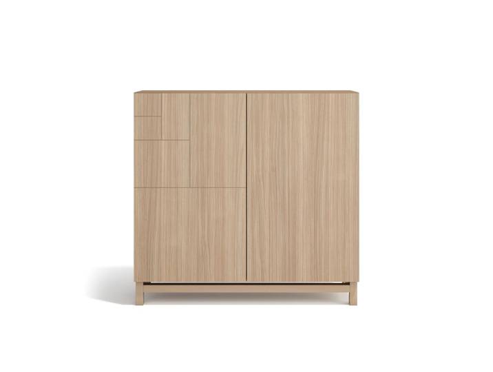 Meuble à chaussures en placard noyer clair 90x90x27 cm