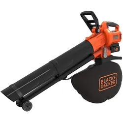 Black & Decker, Laubsauger + Laubbläser, BCBLV3625L1 (Akkubetrieb, Laubbläser, Laubsauger, Laubsauger-& bläser)
