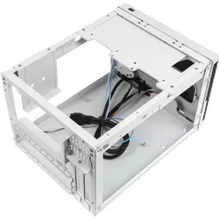 Silverstone SST-SG13WB (Mini-DTX, Mini-ITX), PC Gehäuse, Schwarz, Weiss, Transparent
