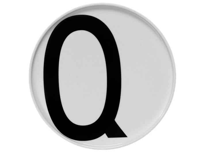 Design Letters Assiette Design Letters Q