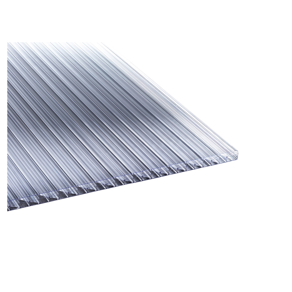 TETZNERJENT Fachwerk Polycarbonat S5P 980 x 4500 mm, glasklar, 16 mm 16971478
