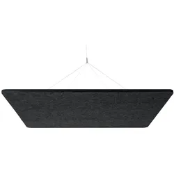 Bi-office ARCHYI, Decke Sculpo Quadrat dunkelgrau, 120 x 120 cm