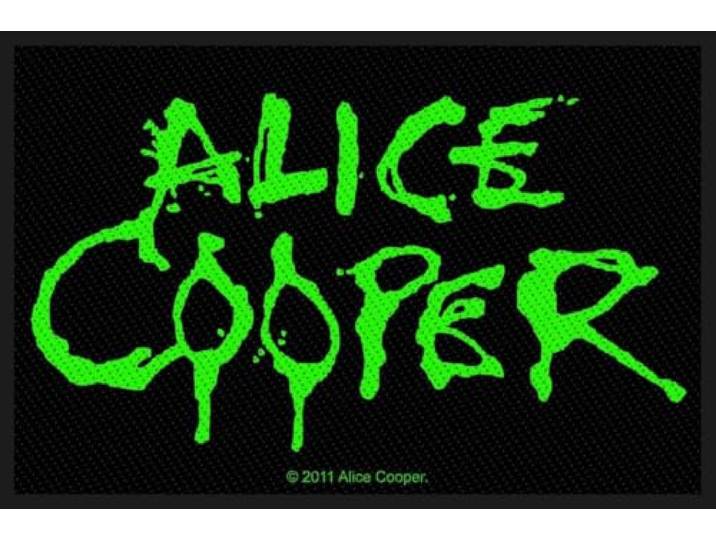 Cooper, Alice Alice Cooper Logo Patch standaard 100% polyester Onbekend Band merch, Bands